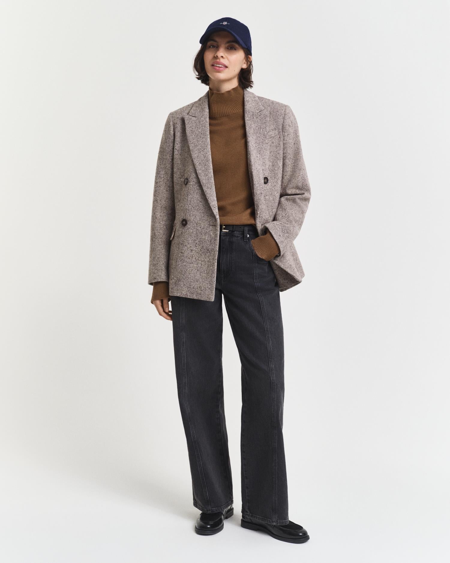 SUPERFINE LAMBSWOOL MOCK NECK