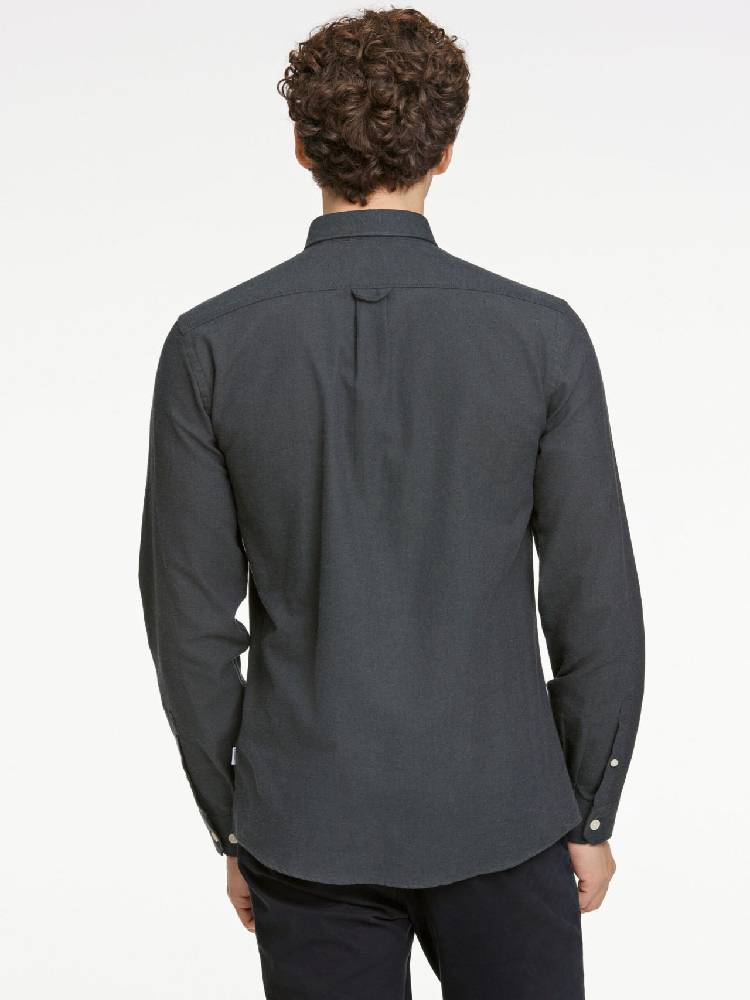 Mélange brushed shirt L/S