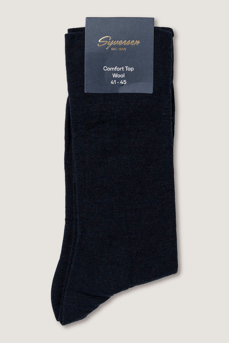 Wool Crew Comfort Top Sock