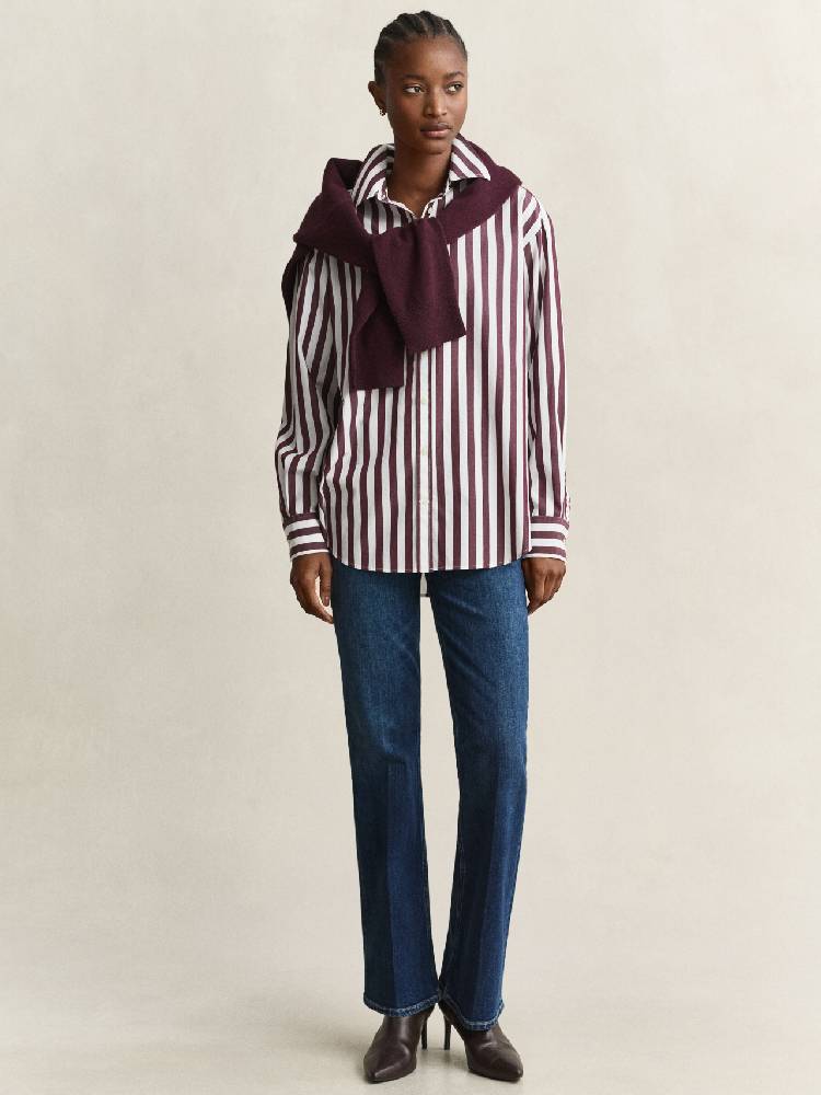 Rel Striped Classic Poplin Shirt