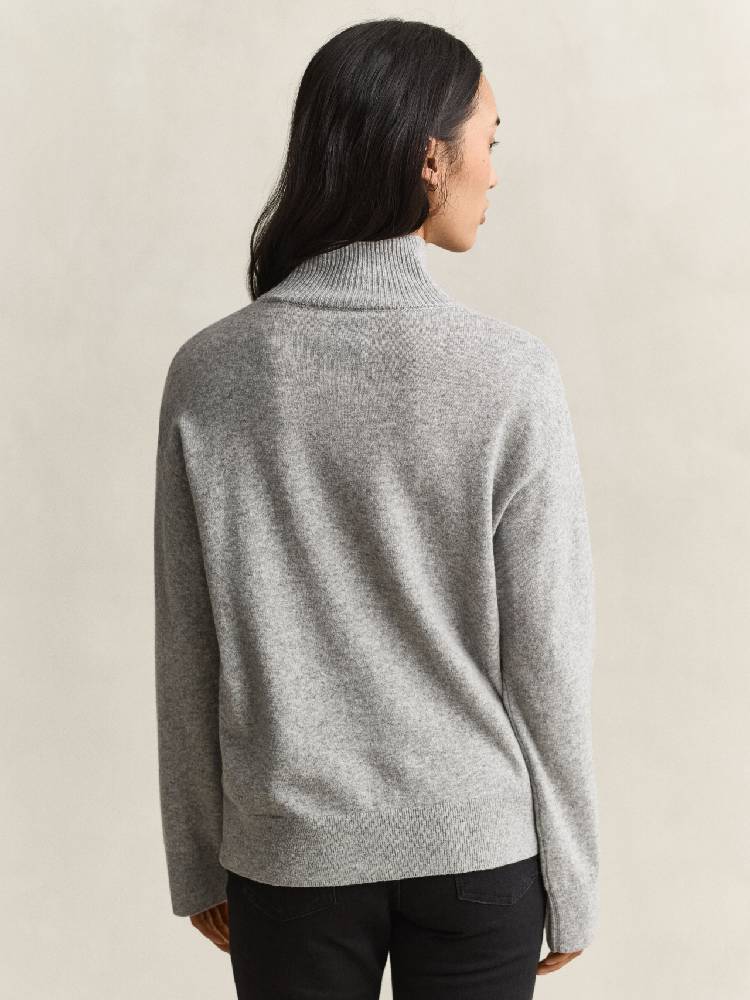 Superfine Lambswool Mockneck