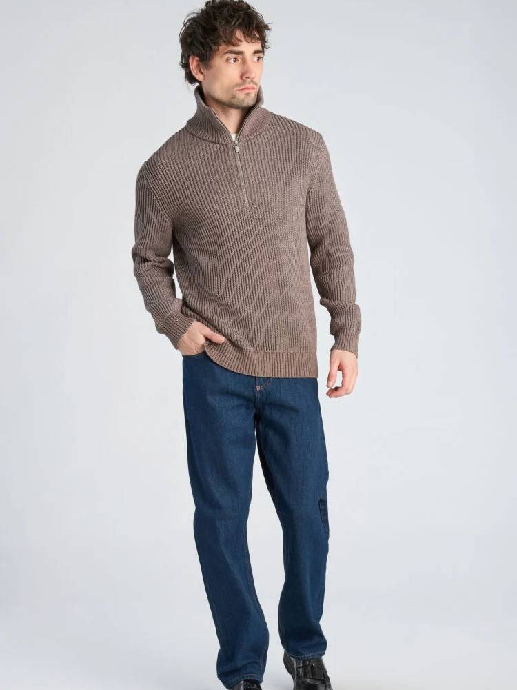 Half Zip Knit Jumper
