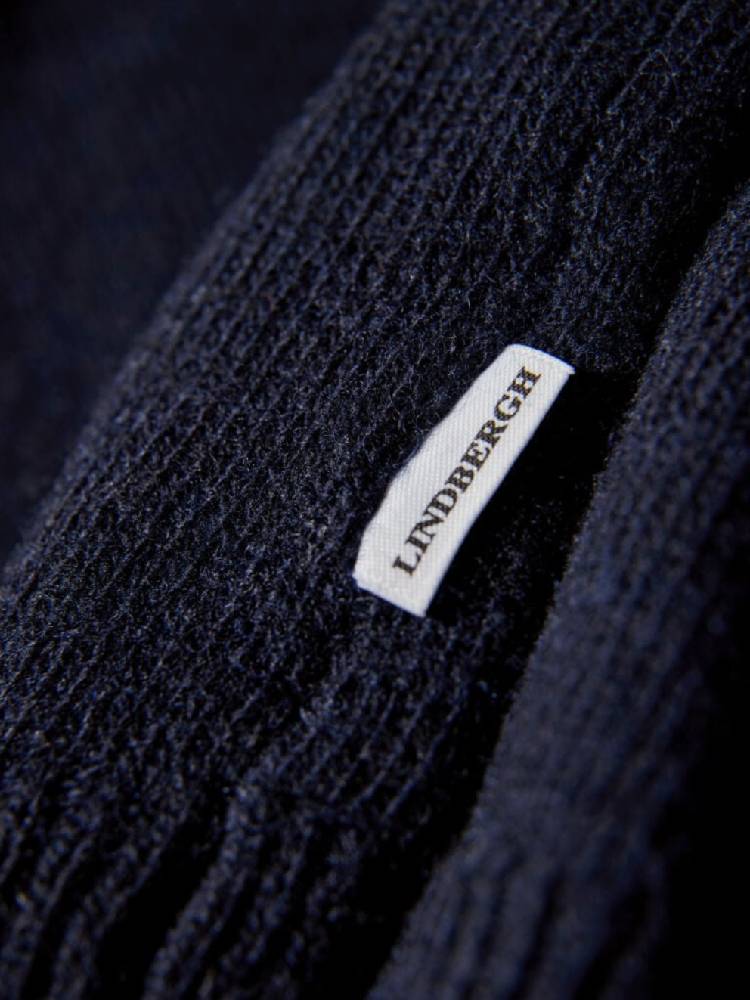 Lambswool L/S cardigan w zip