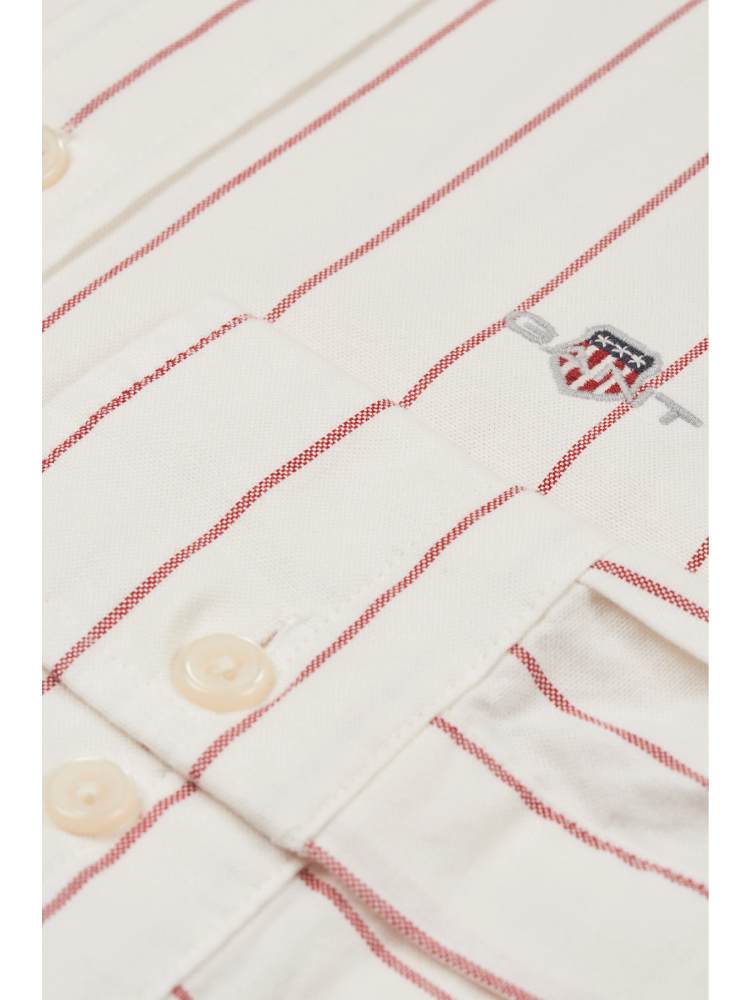 SLIM OXFORD STRETCH STRIPE SHIRT