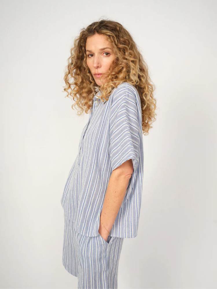 MMLowana Friz Stripe Blouse