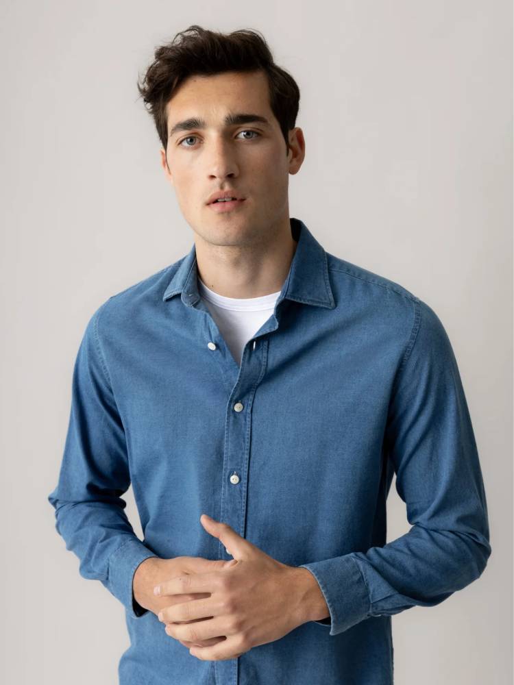 Mmgmarco Oxford Indigo Shirt