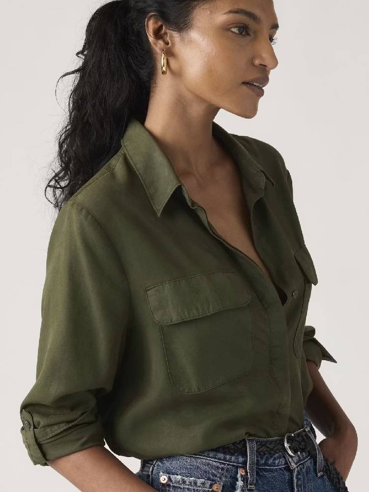 ELAINE UTILITY SHIRT DEEP DEPTHS GD