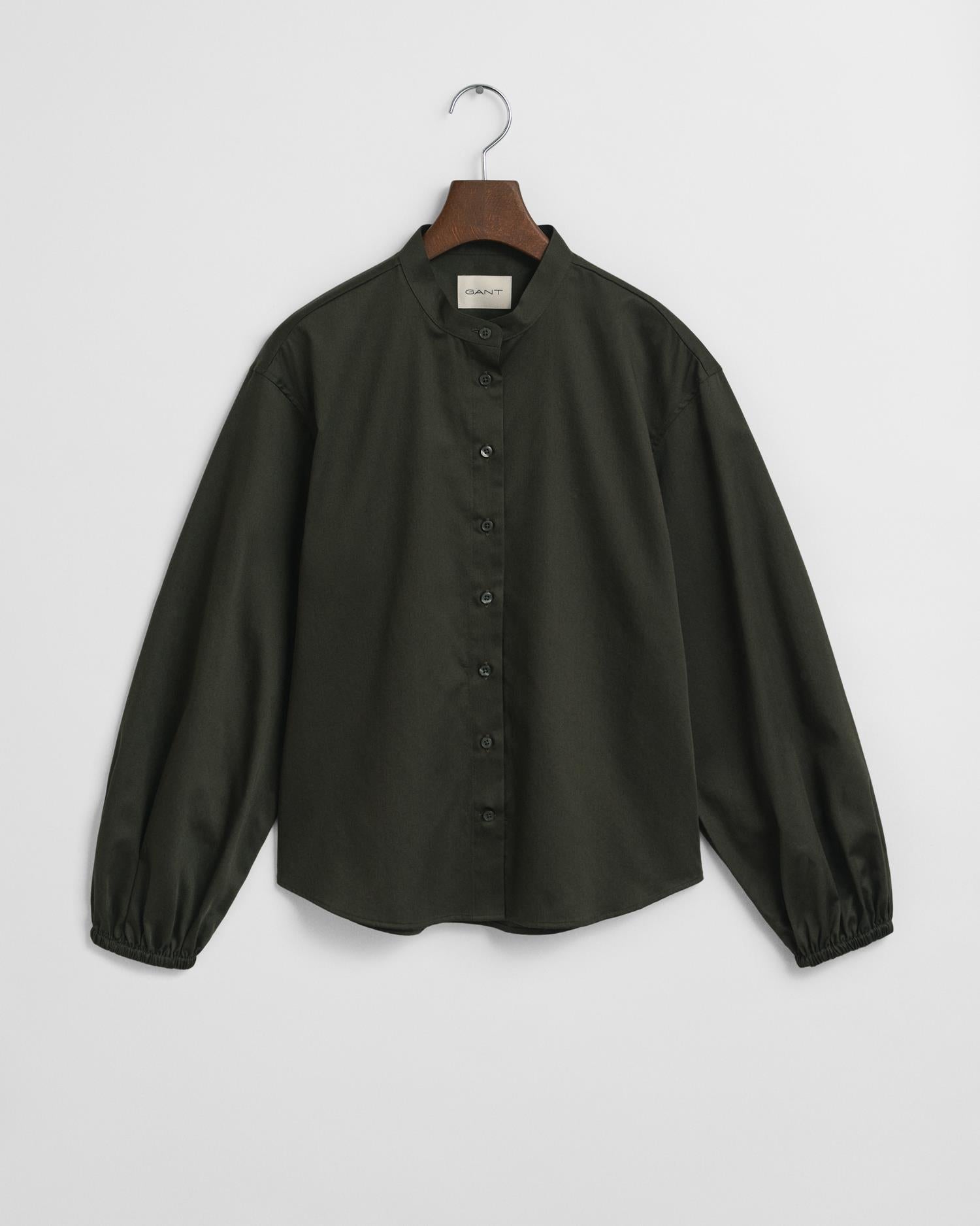 REG COTTON SATIN BLOUSE