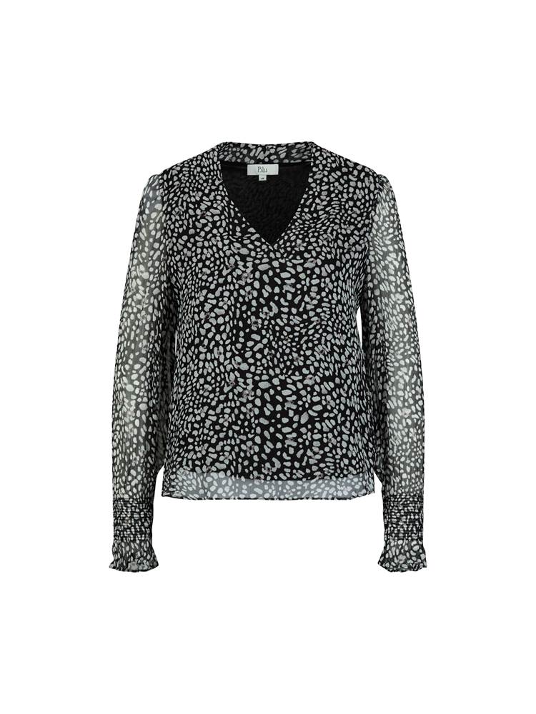 Samsaya mønstret bluse