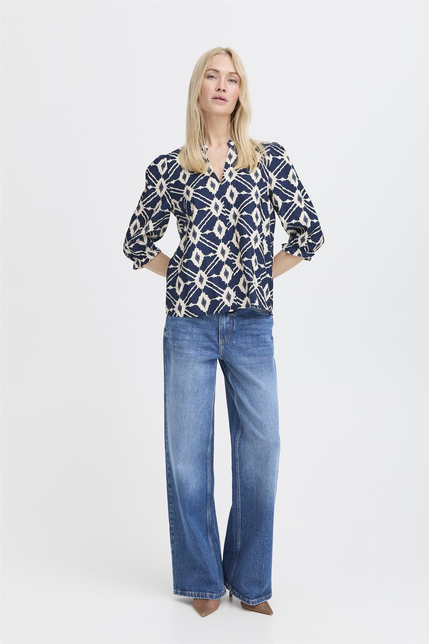 Byikaia Vneck Blouse