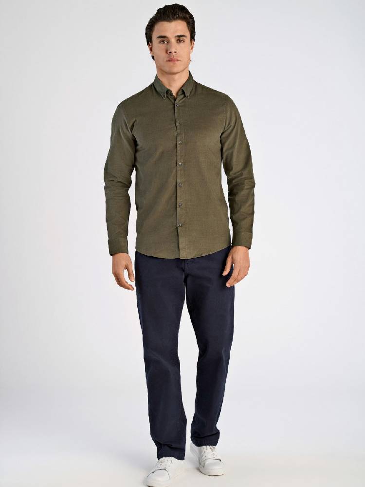 Fine corduroy shirt L/S