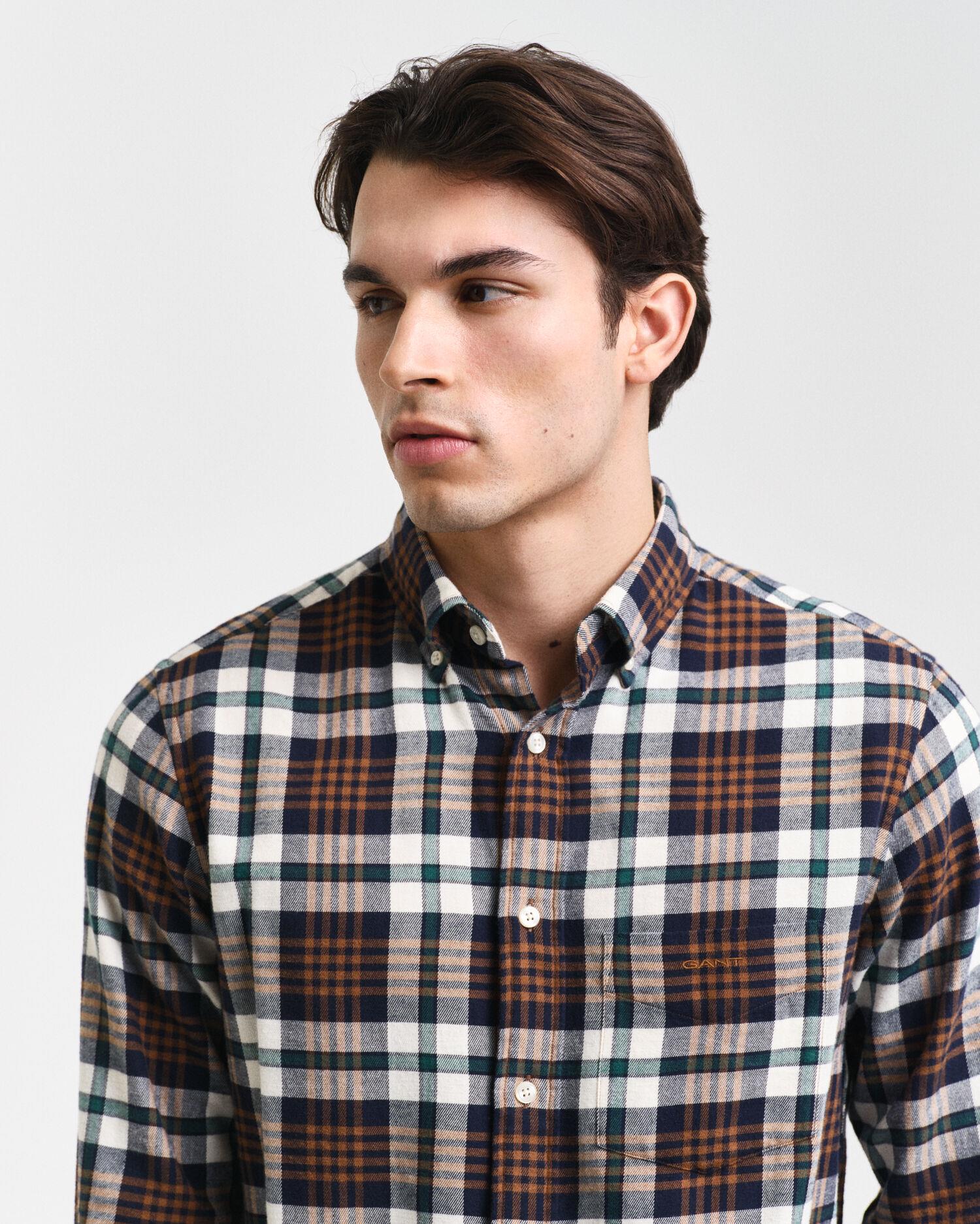 REG FLANNEL PLAID SHIRT