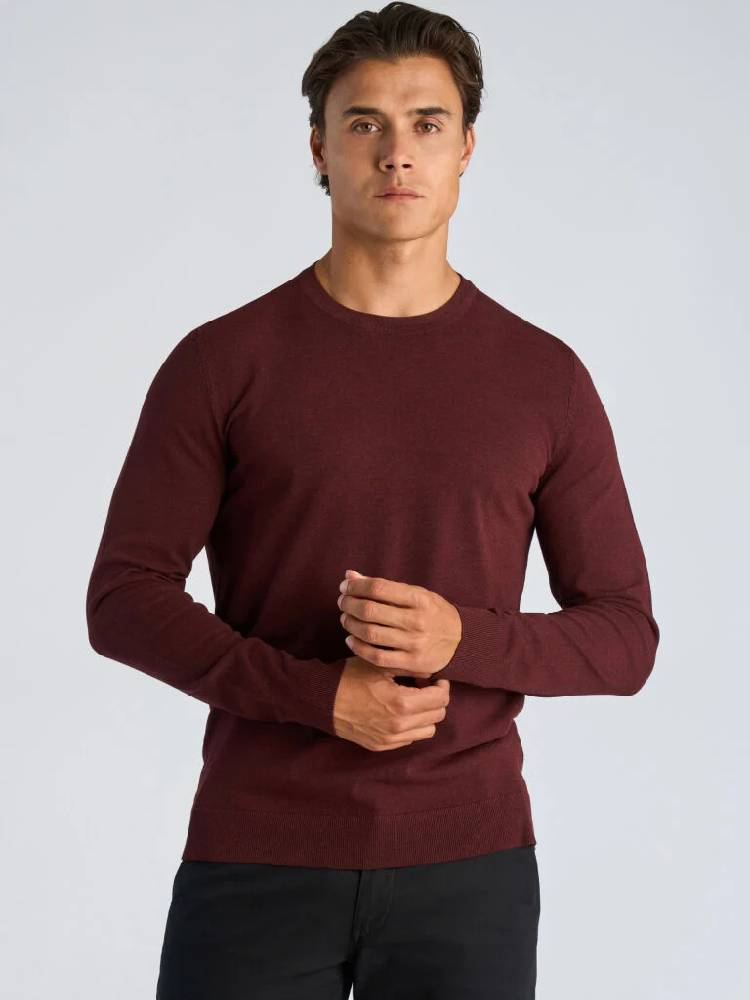 Soft Viscose Blend O-Neck Knit