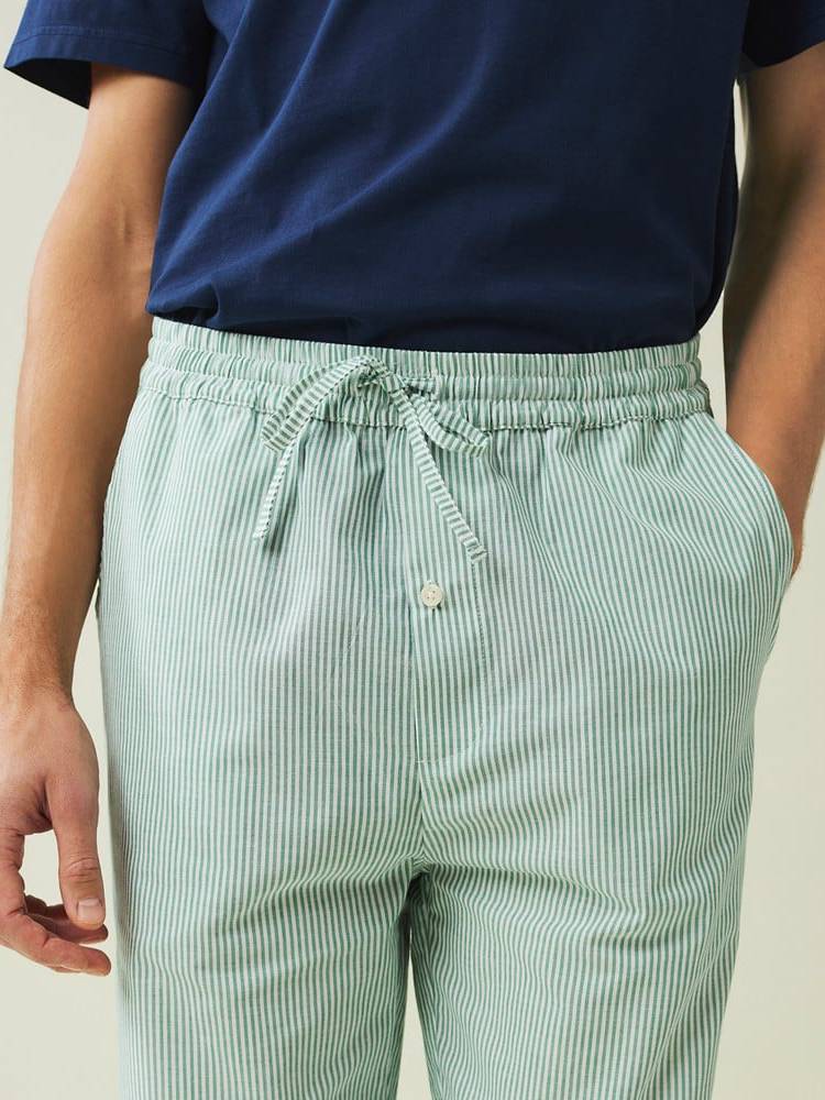 Konrad Oxford Striped Pajamas
