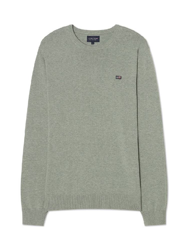 Cotton Crew Knitted Sweater