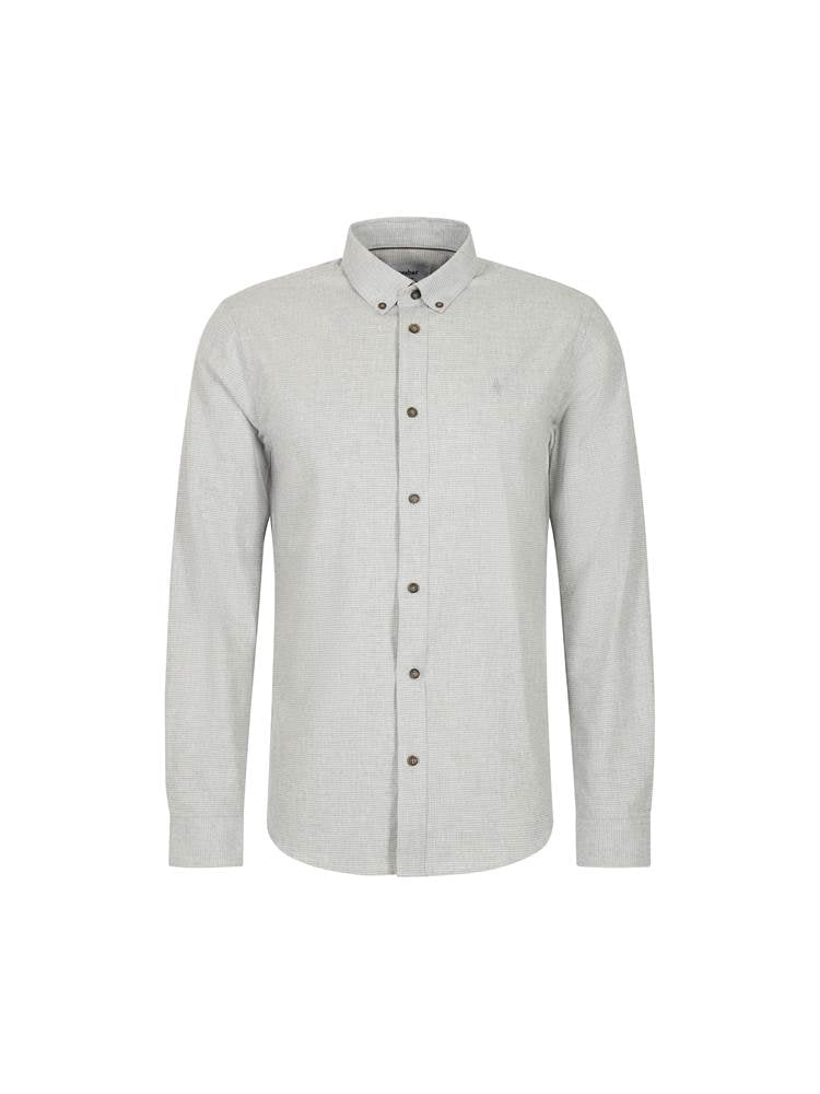 Flanell houndstooth skjorte