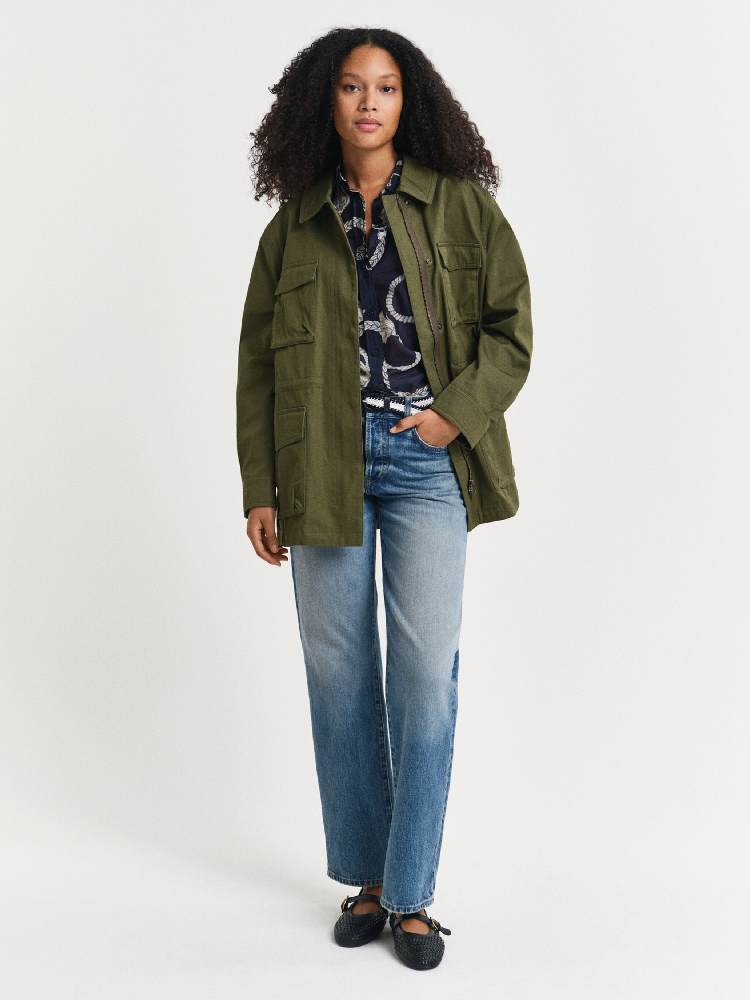 REG SAILING PRINT COT SILK SHIRT