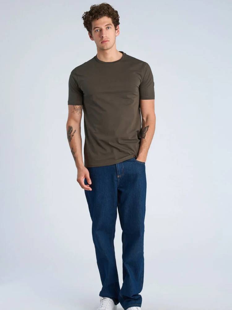 Mens Stretch Crew Neck Tee S/s