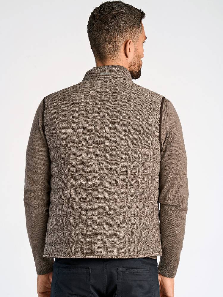Light padded zip through vest