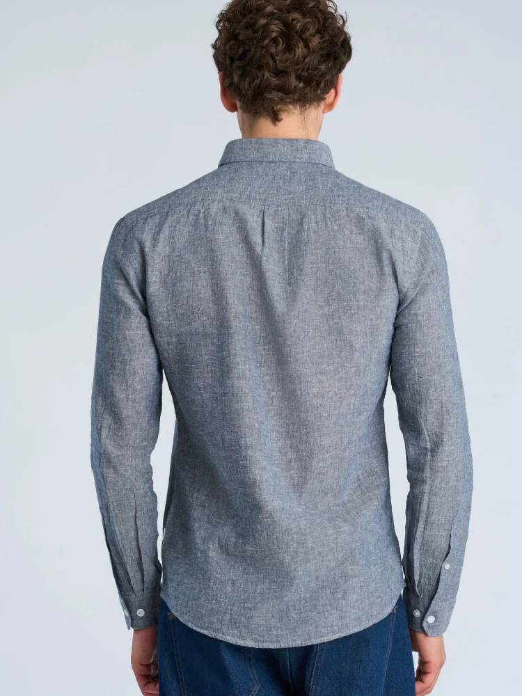 Linen/cotton shirt L/S