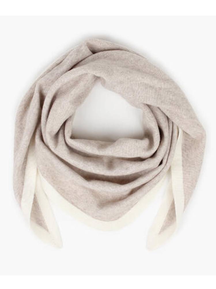Lara Duo Wool Cashmere Triangle L