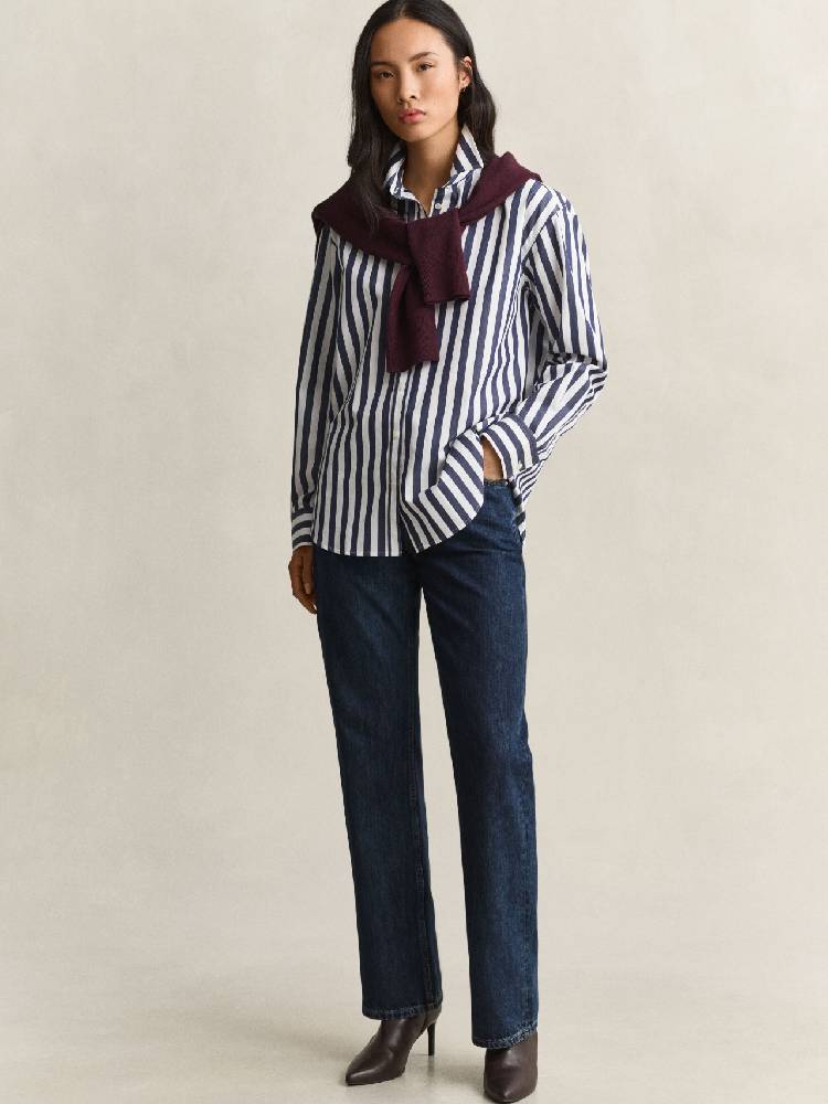 Rel Striped Classic Poplin Shirt