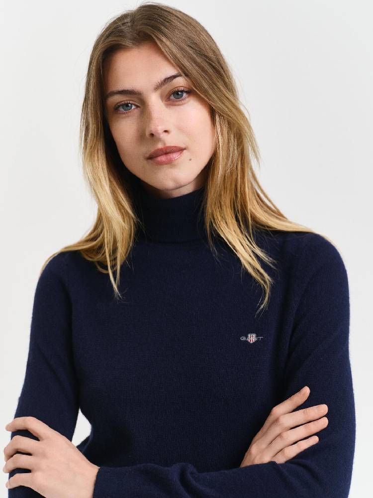 EXTRAFINE LAMBSWOOL BLEND ROLLNECK