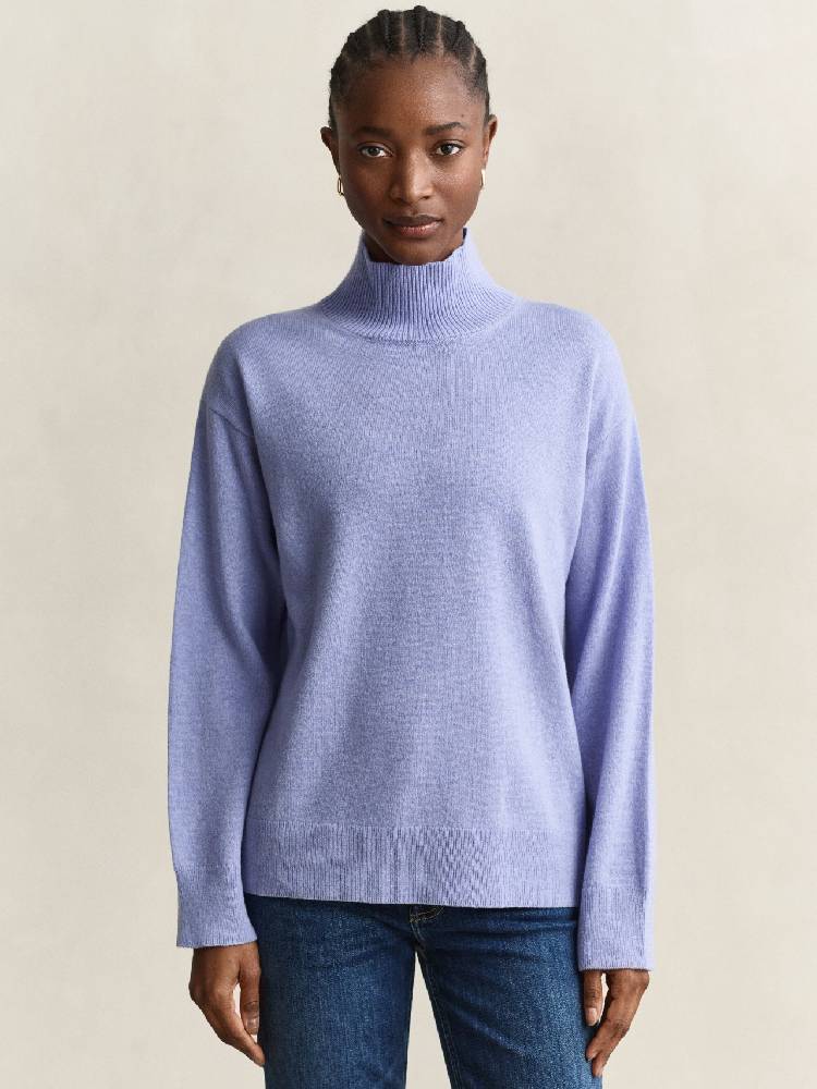 Superfine Lambswool Mockneck