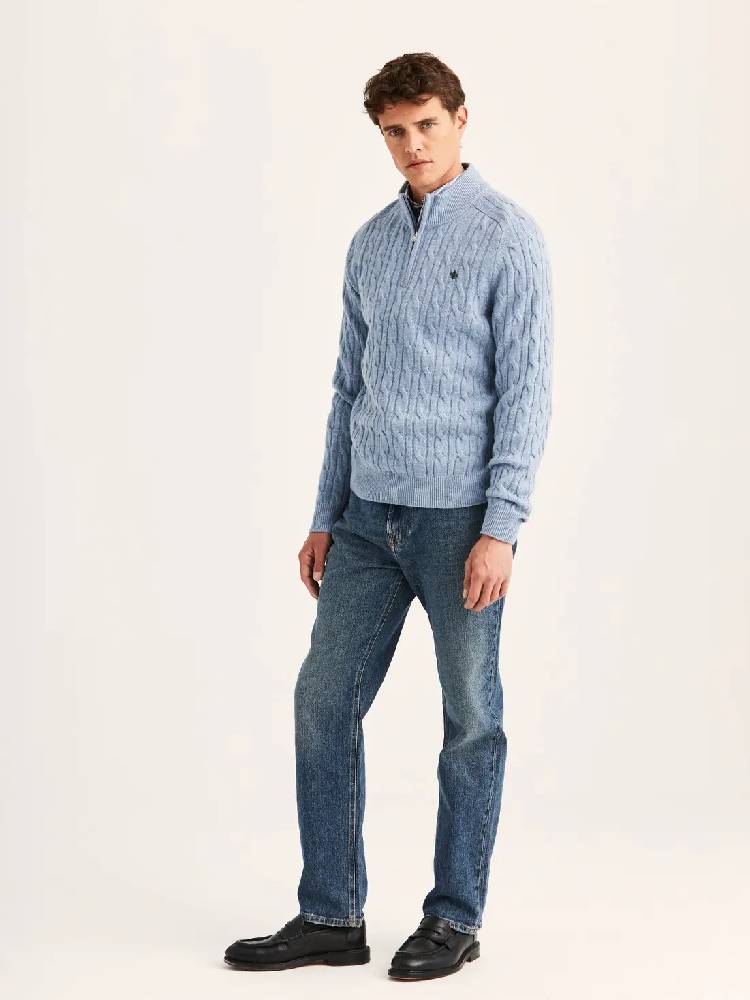 Hertford Cable Half Zip