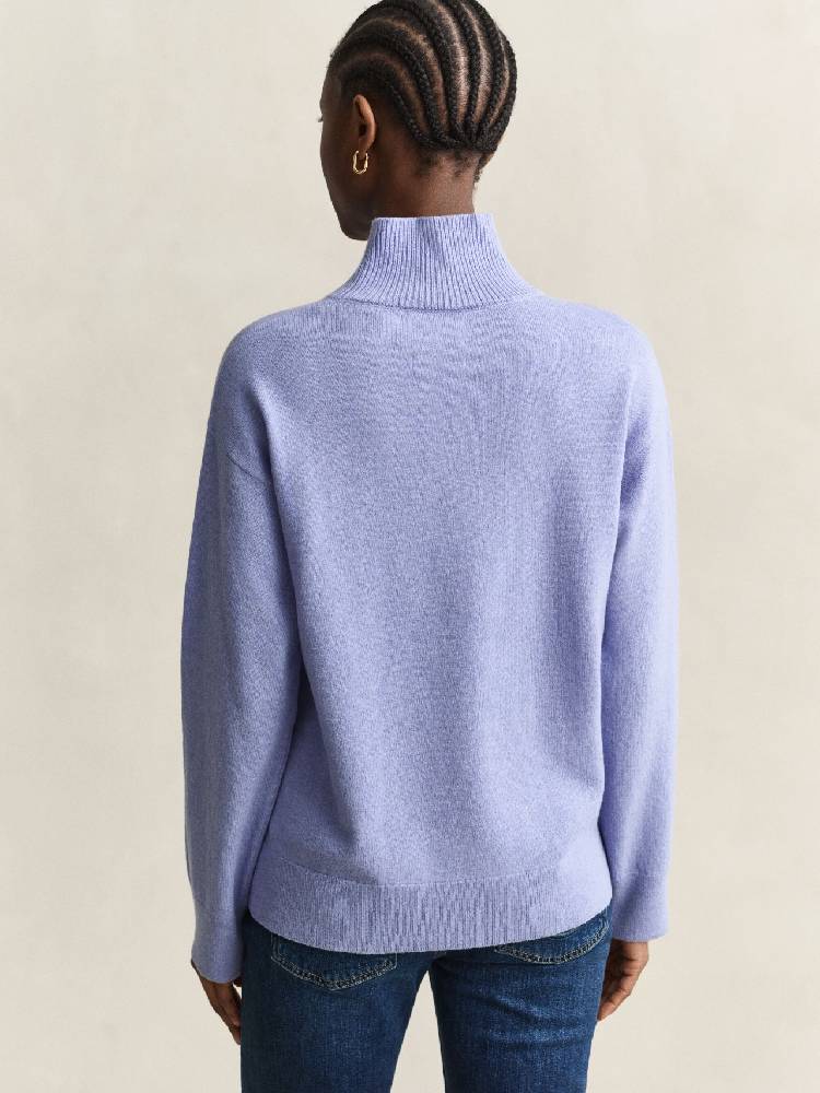 Superfine Lambswool Mockneck