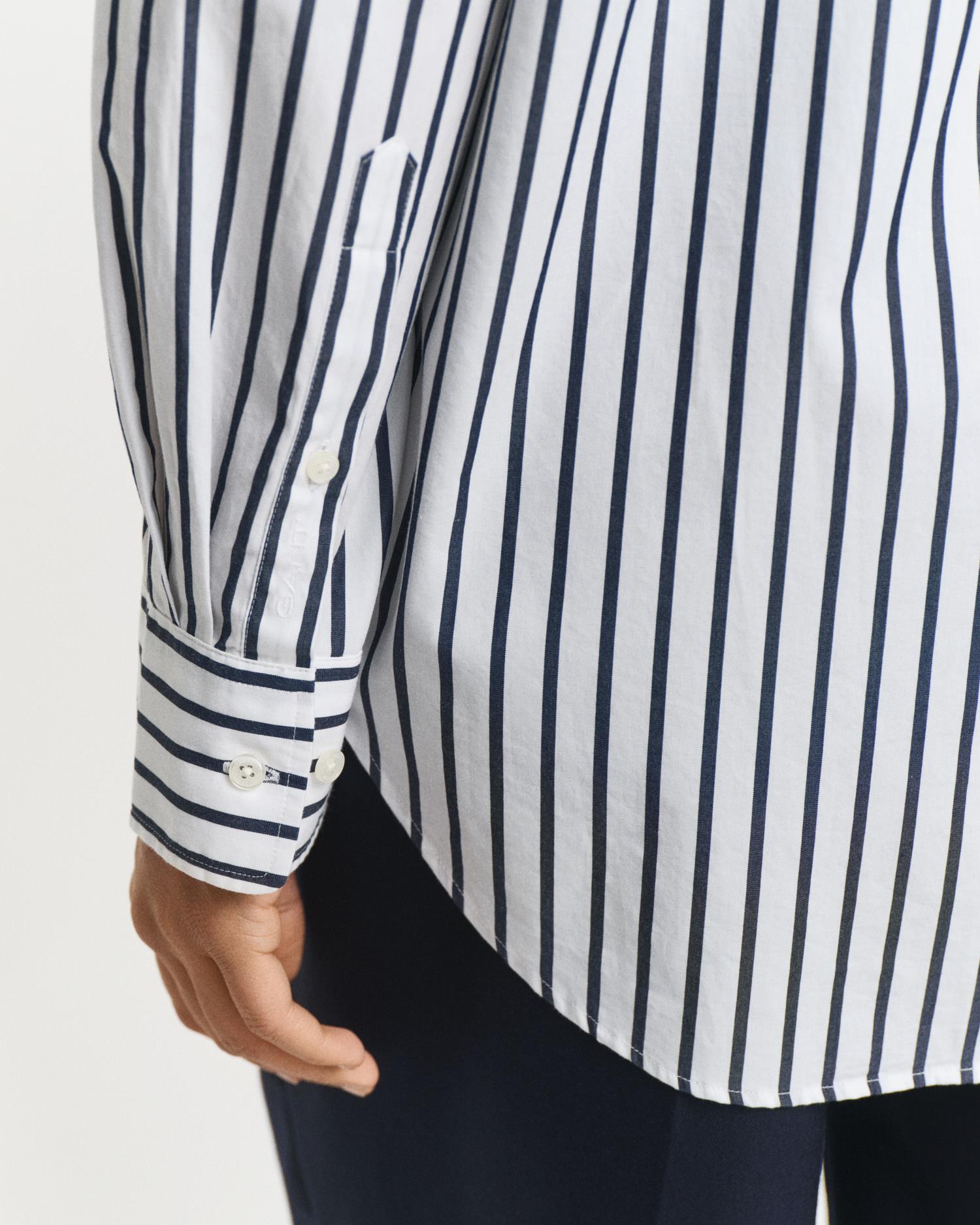REL CLASSIC POPLIN STRIPED SHIRT