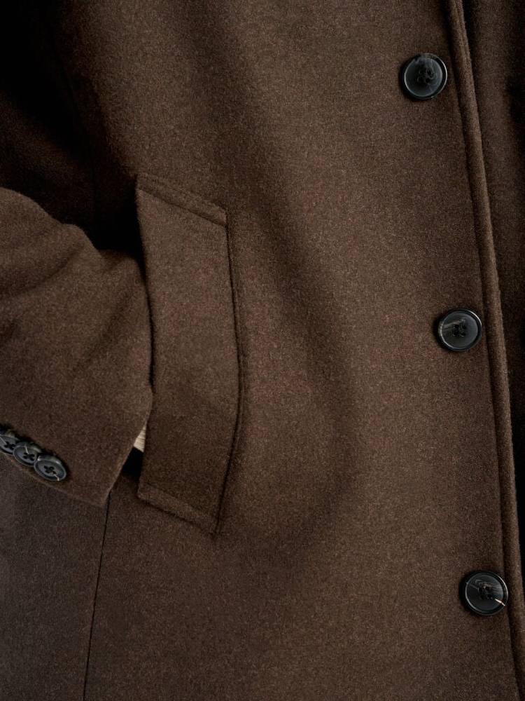 Detachable Collar Lapel Coat