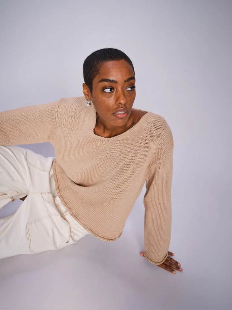 MMBine LS V-neck Knit