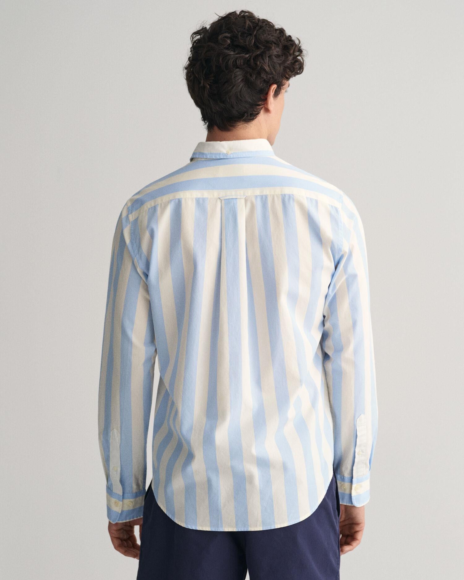 REG POPLIN PARASOL STRIPE SHIRT