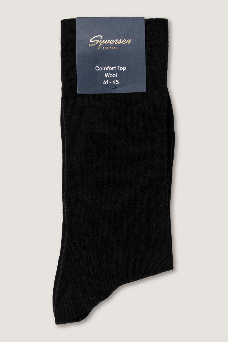 Wool Crew Comfort Top Sock