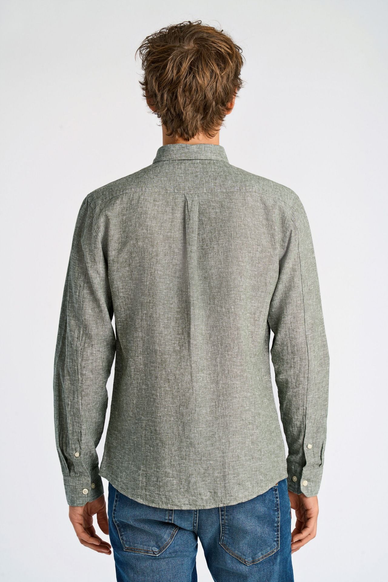 Cotton/linen shirt L/S