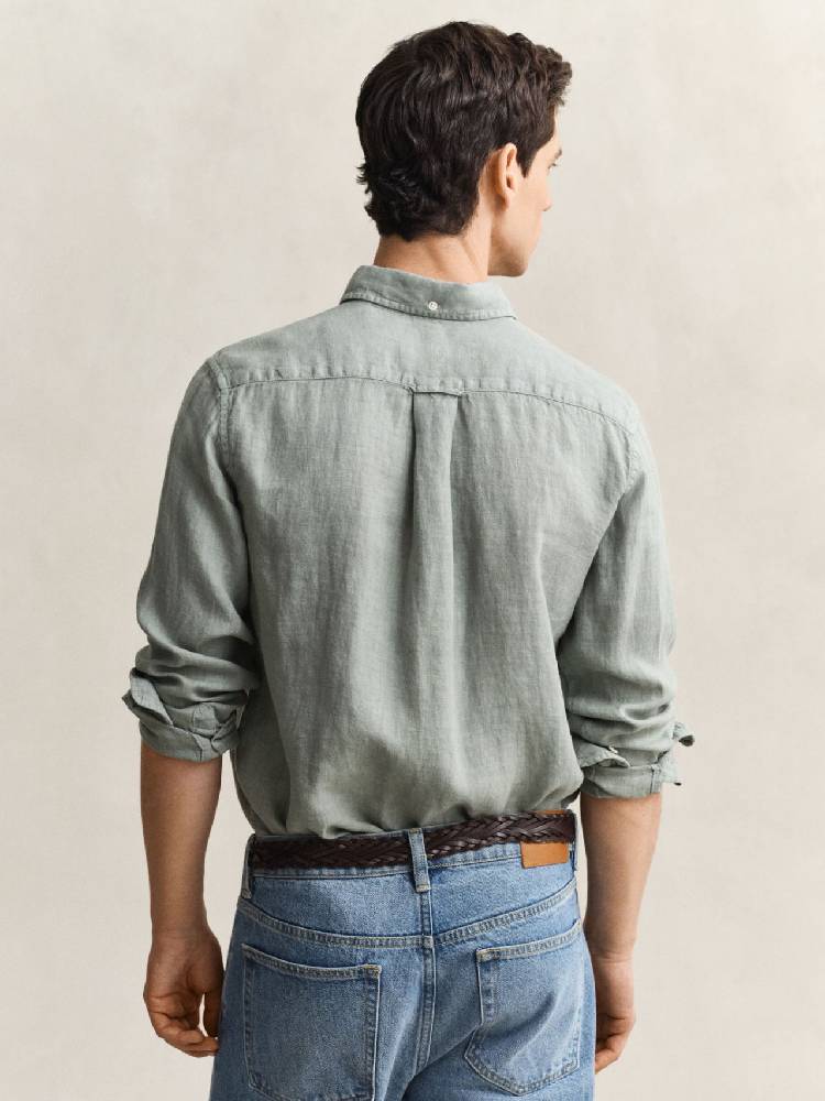 Reg Gmnt Dyed Linen Shirt