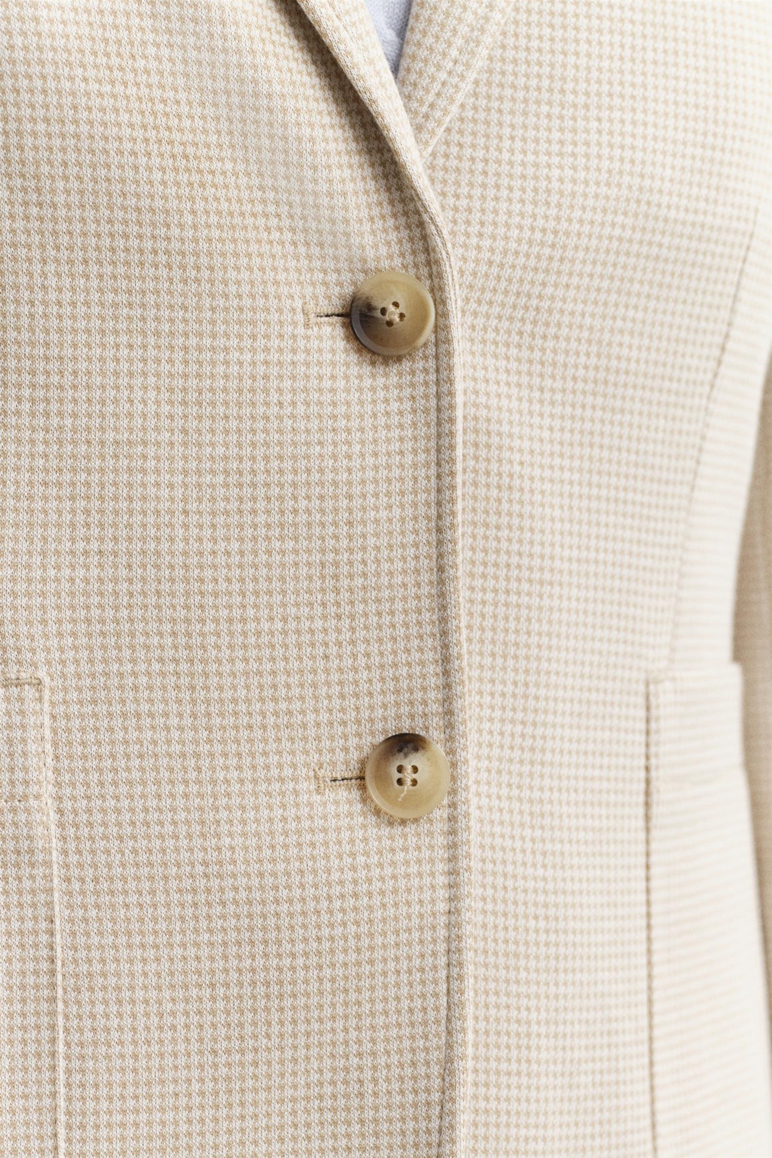 Slim Fit Piqué Blazer