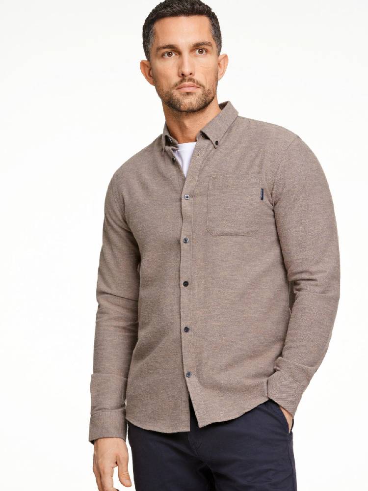 Brushed Twill Shirt L/s