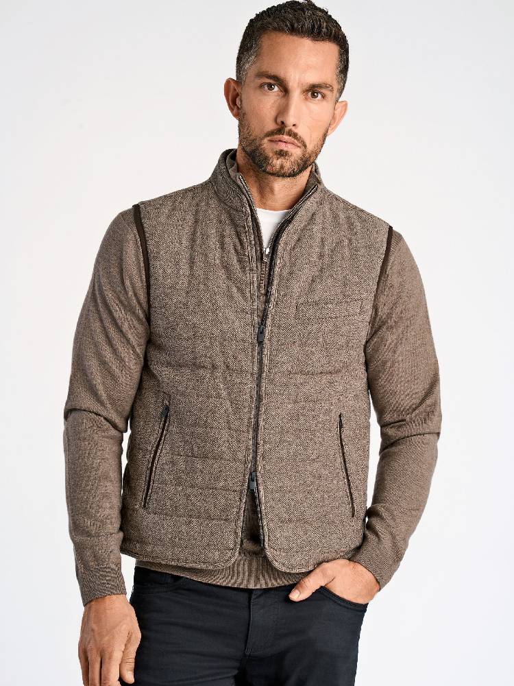 Light padded zip through vest