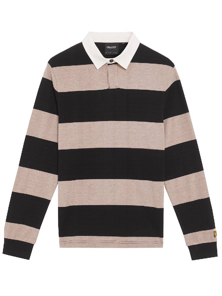Striped Rugby Polo Shirt