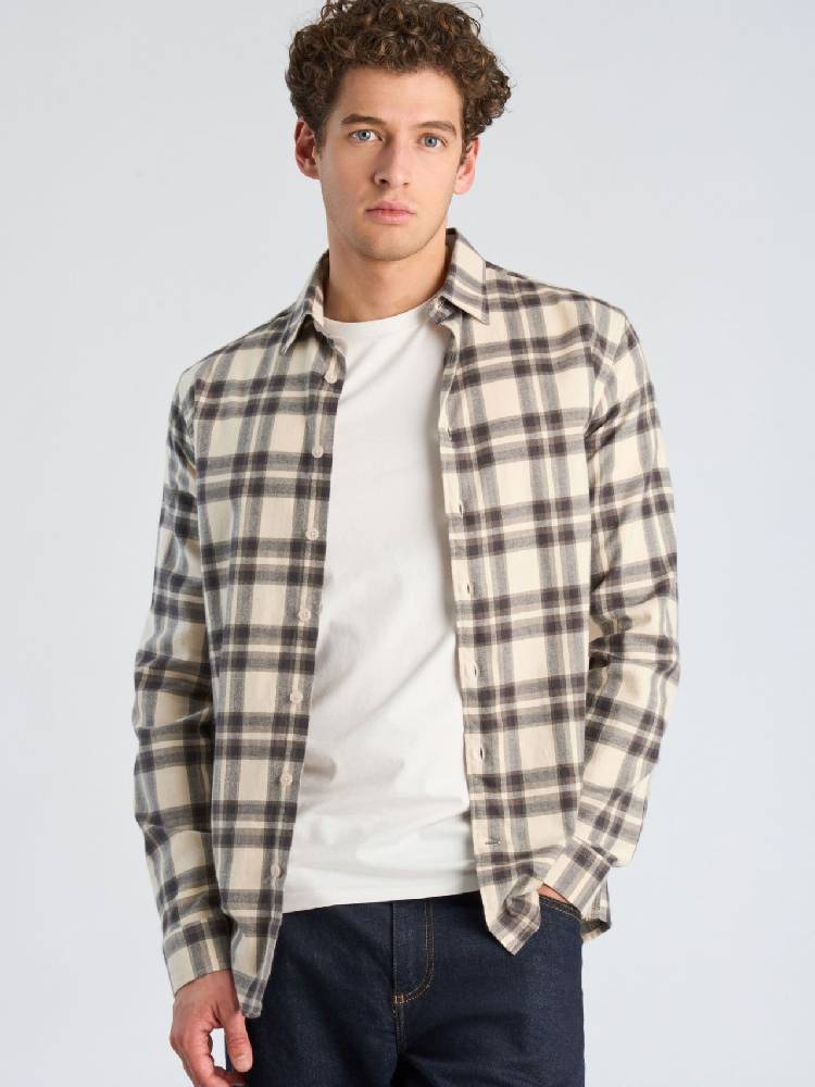 Brushed check shirt