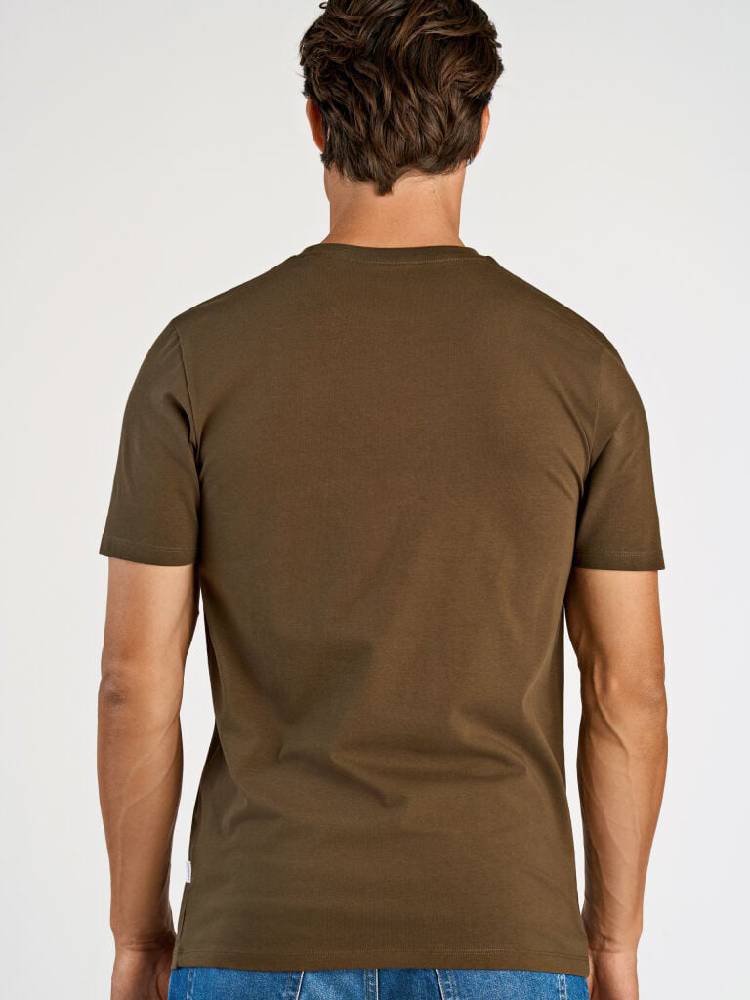 Mens stretch crew neck tee S/S