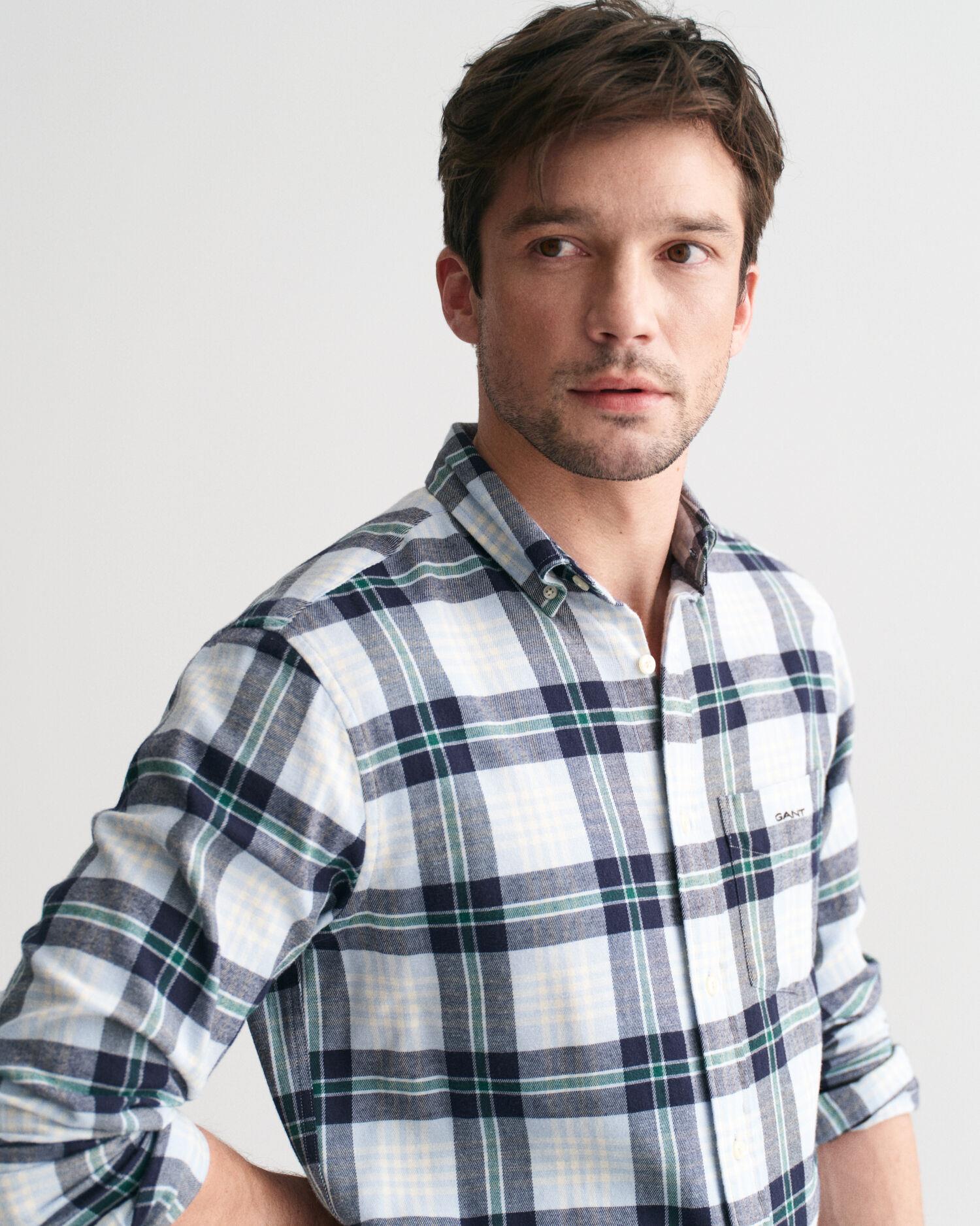 REG FLANNEL PLAID SHIRT