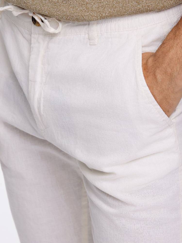 Linen shorts