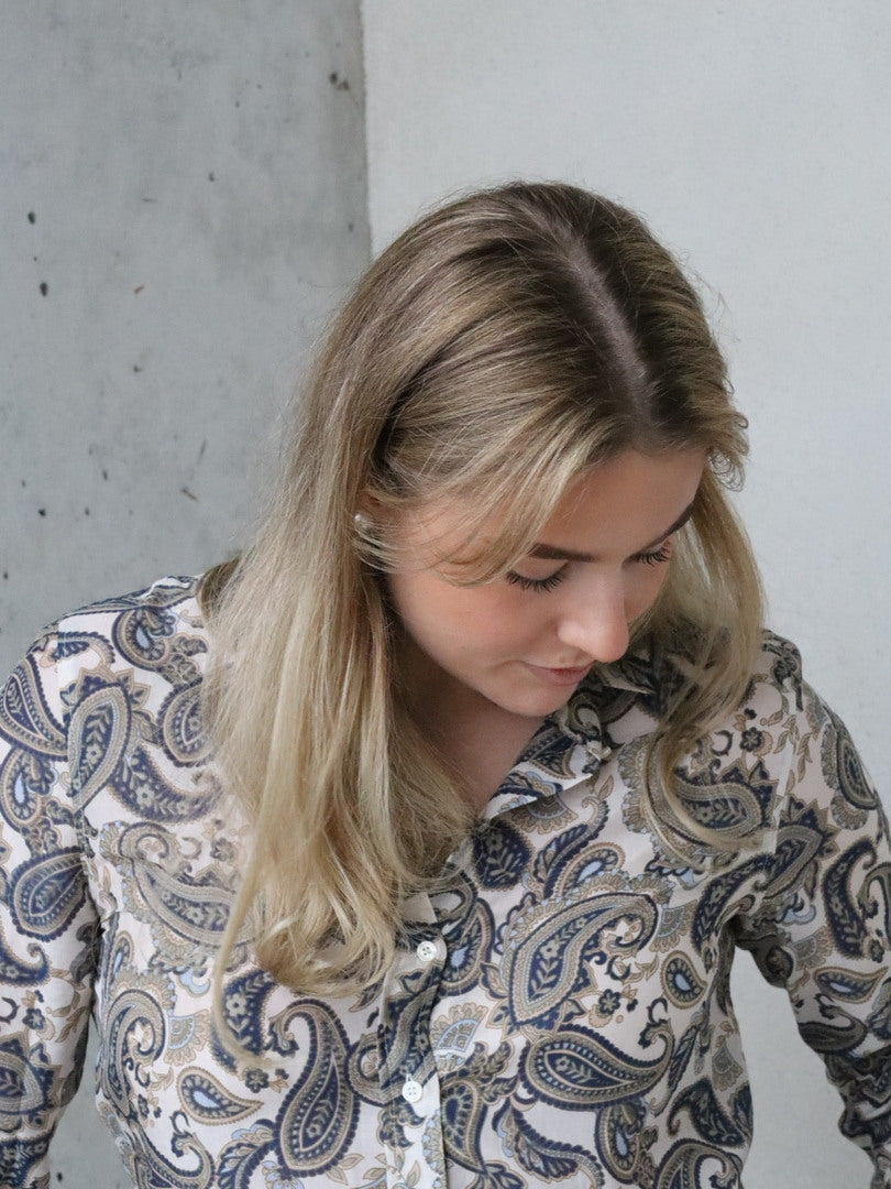 REG PAISLEY COT SILK SHIRT