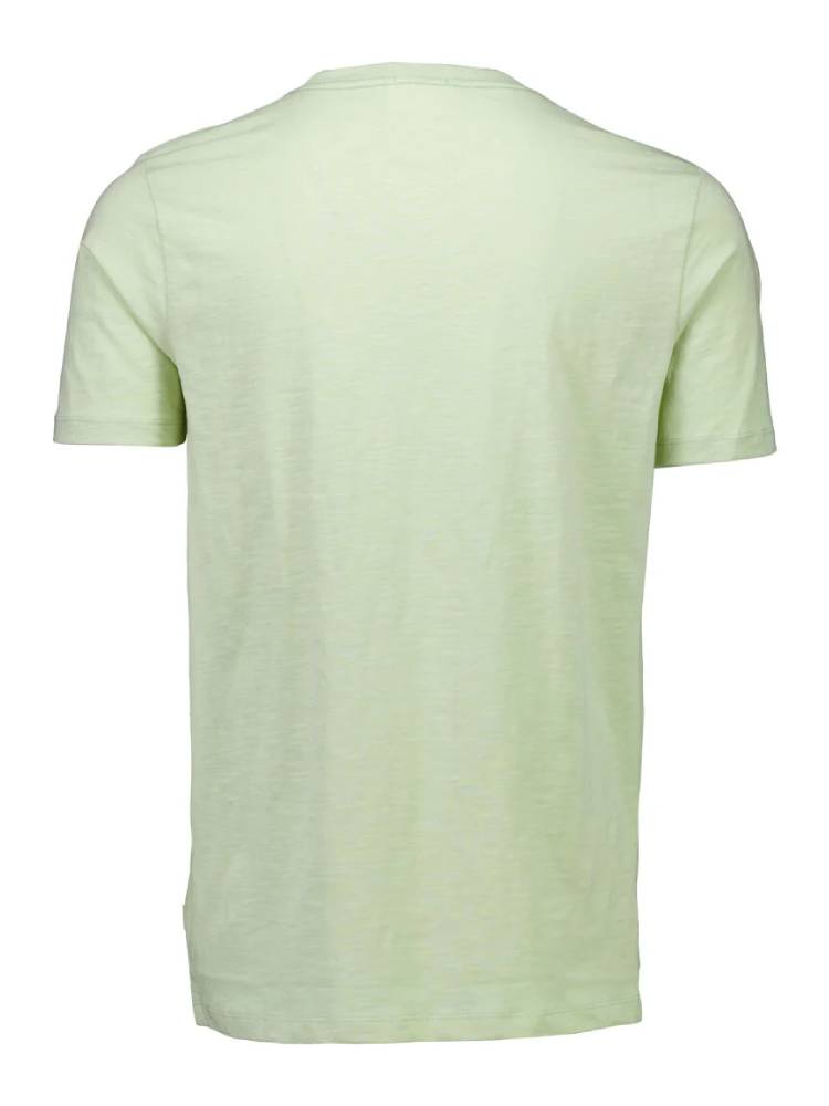 Organic slub yarn o-neck tee