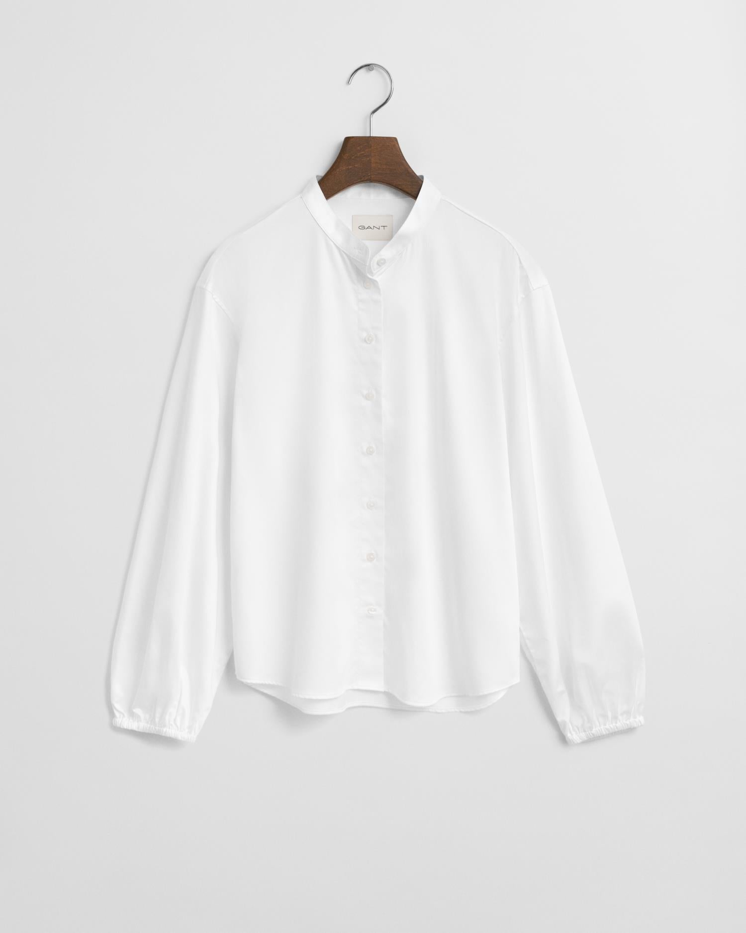 REG COTTON SATIN BLOUSE