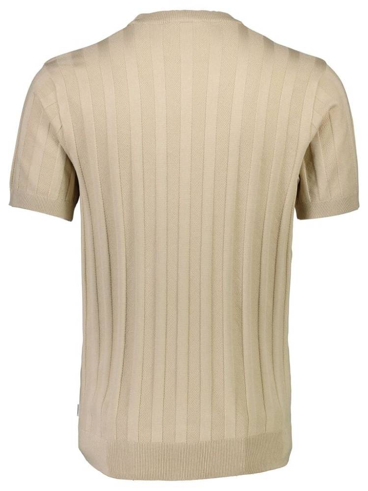 Knitted crew neck t-shirt
