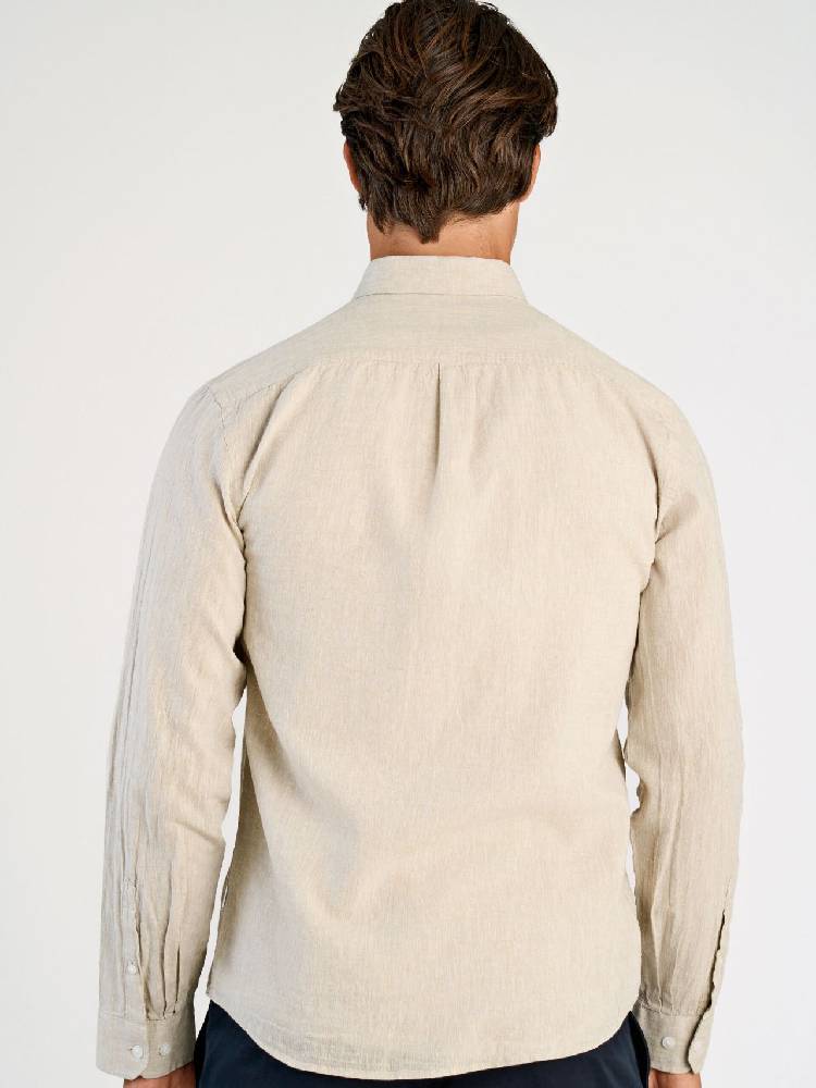 Linen/cotton shirt L/S